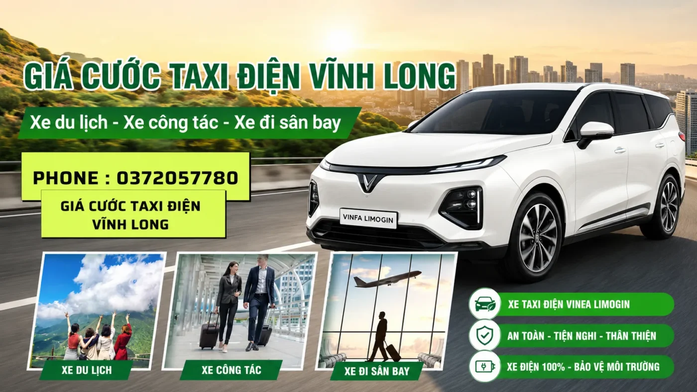 Giá Cước Taxi Điện Vĩnh Long 1 Gia Cuoc Taxi Dien Vinh Long